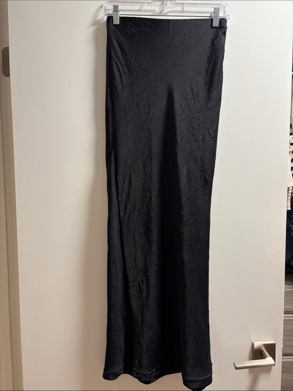Classic Black Maxi Skirt - Women's Long Straight Skirt